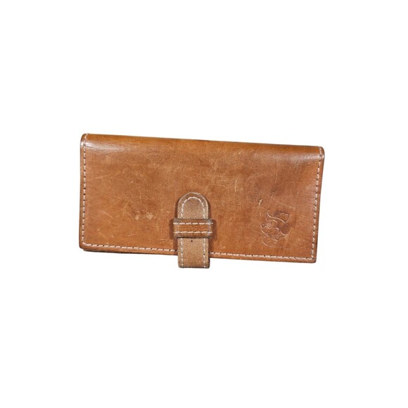 Disney Mickey Mouse Brown Leather Men's Wallet Made In Greece Unique Piece.